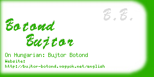 botond bujtor business card